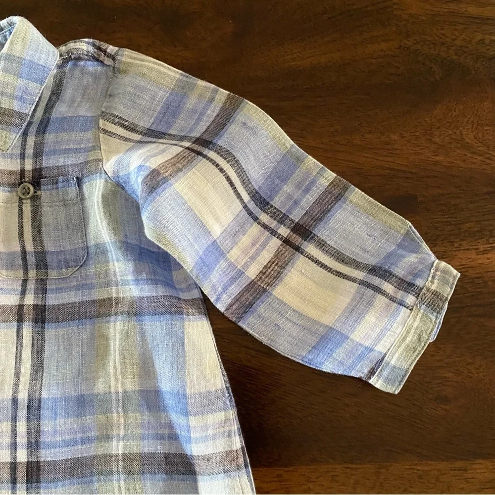 Bonpoint Linnen Baby Boy Shirt - Picture 3 of 10